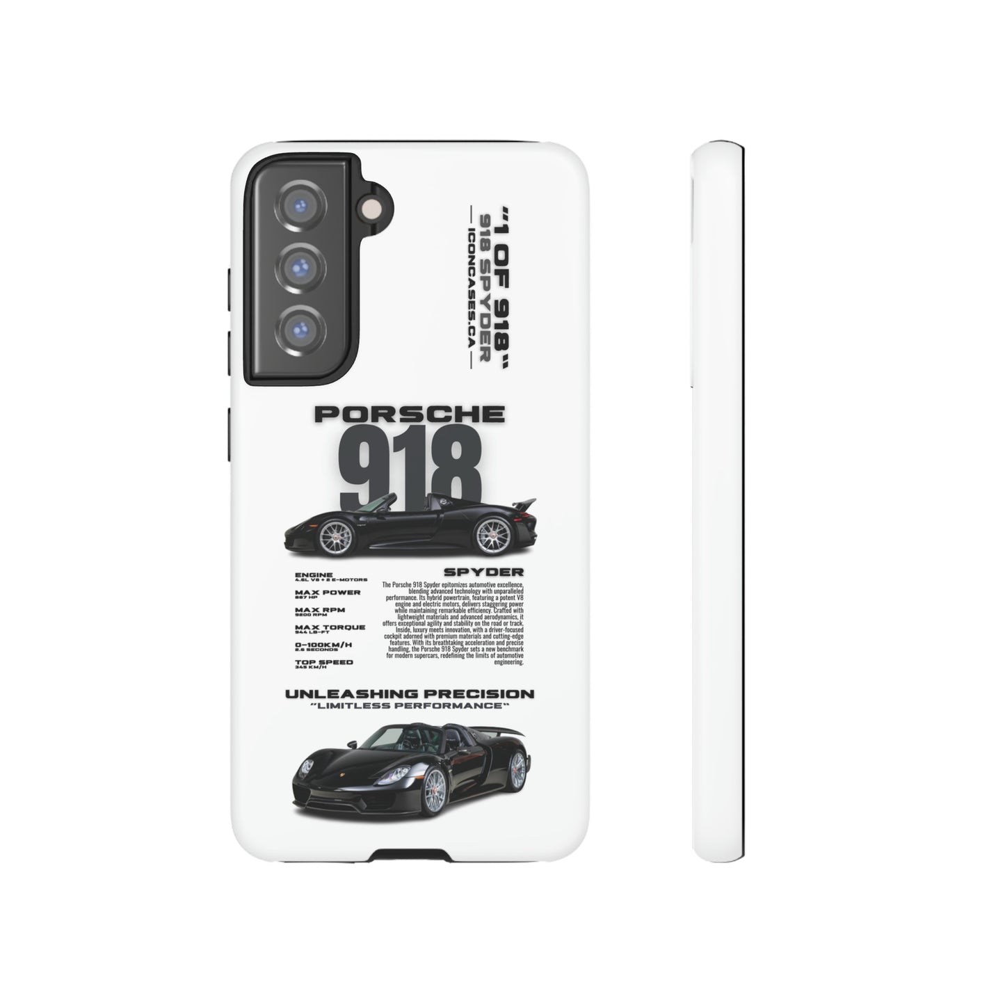 "918 spyder" hard case - samsung Phone Case Icon Cases