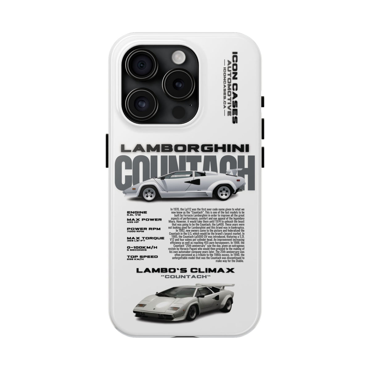 "Countach" White Case