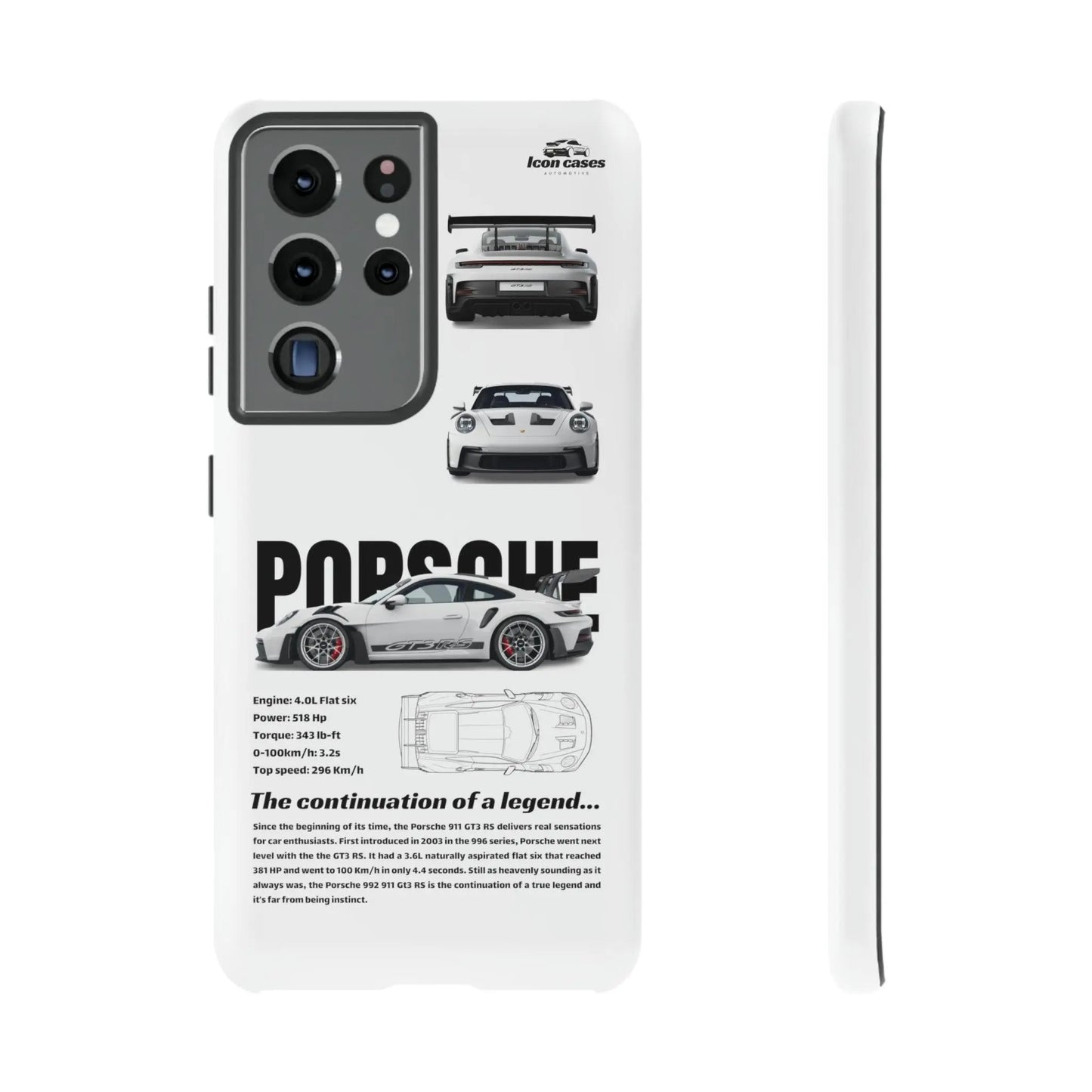 "Gt3 RS" hard case - Samsung galaxy - Icon Cases