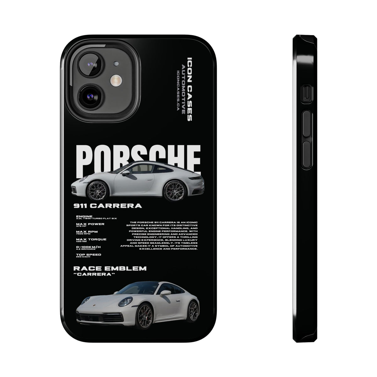 "992 carrera" Black Case