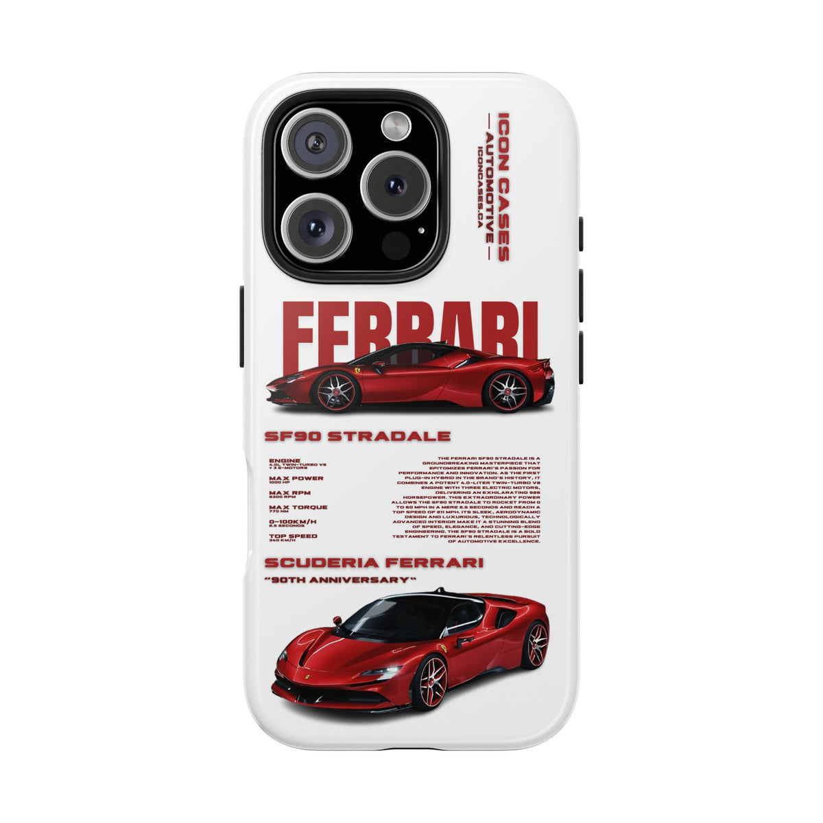 "SF90" White Case
