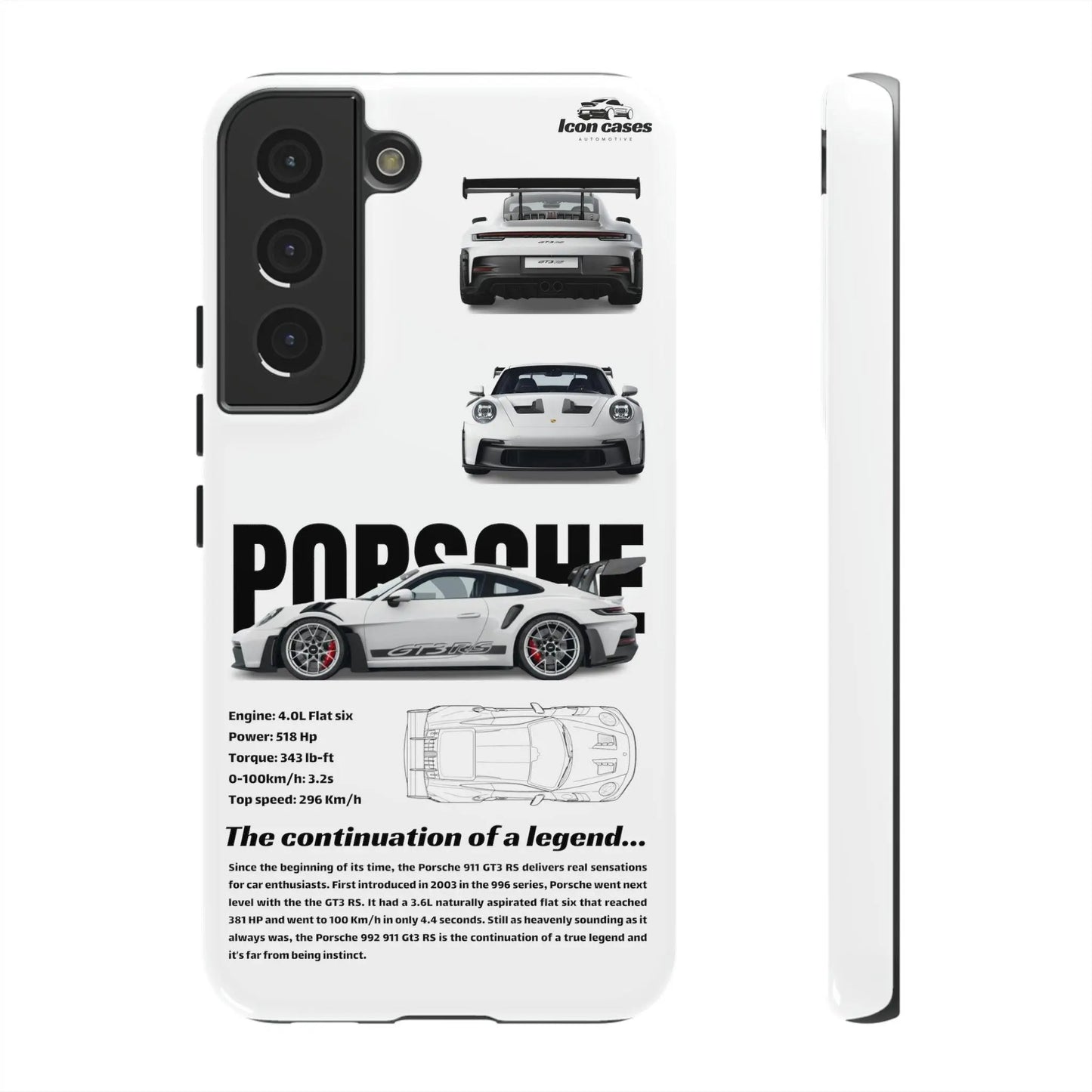 "Gt3 RS" hard case - Samsung galaxy - Icon Cases