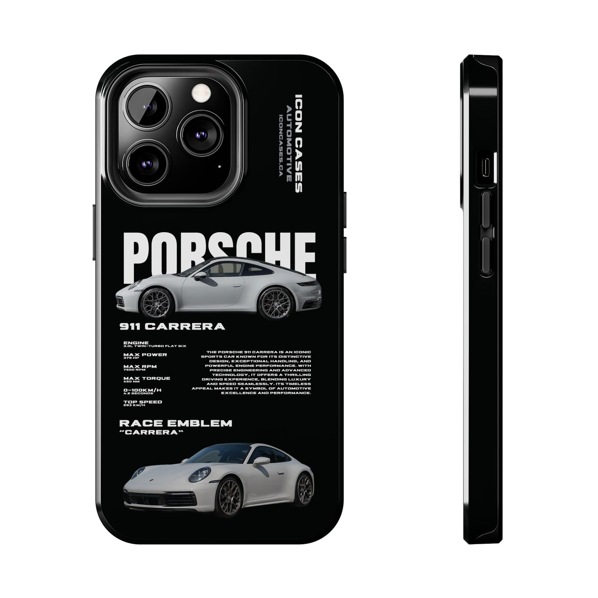 "992 carrera" Black Case