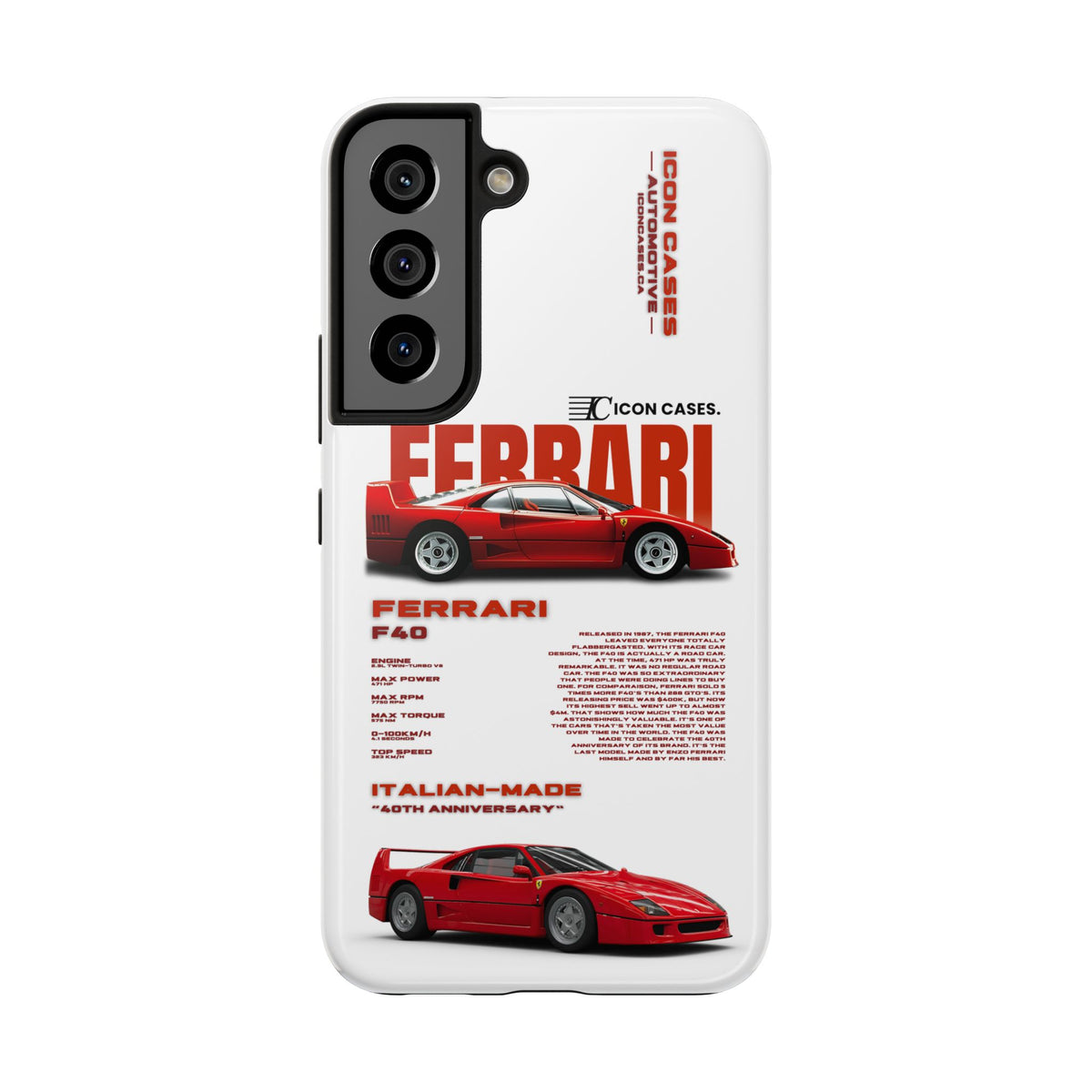 "F40" White Case