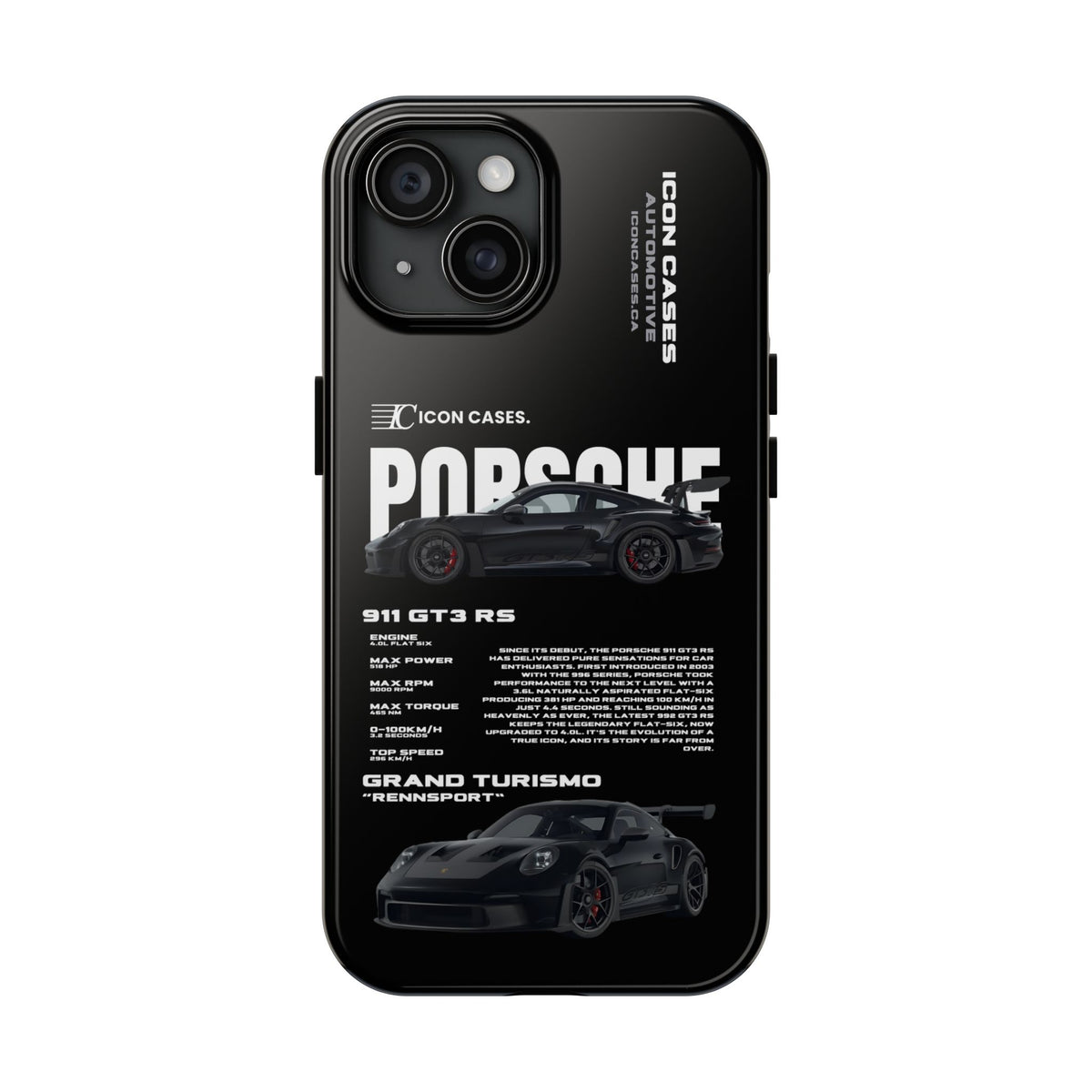 "GT3RS" black case