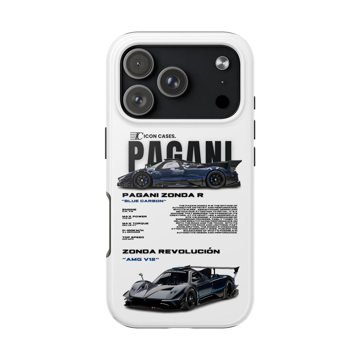 "Zonda R" White Case