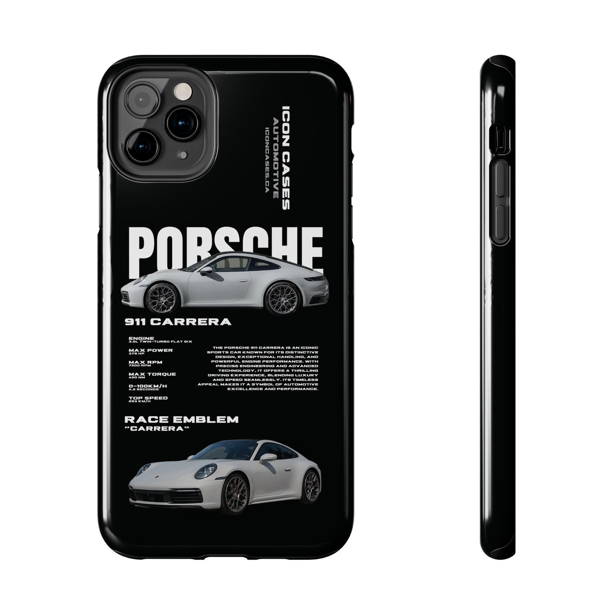 "992 carrera" Black Case