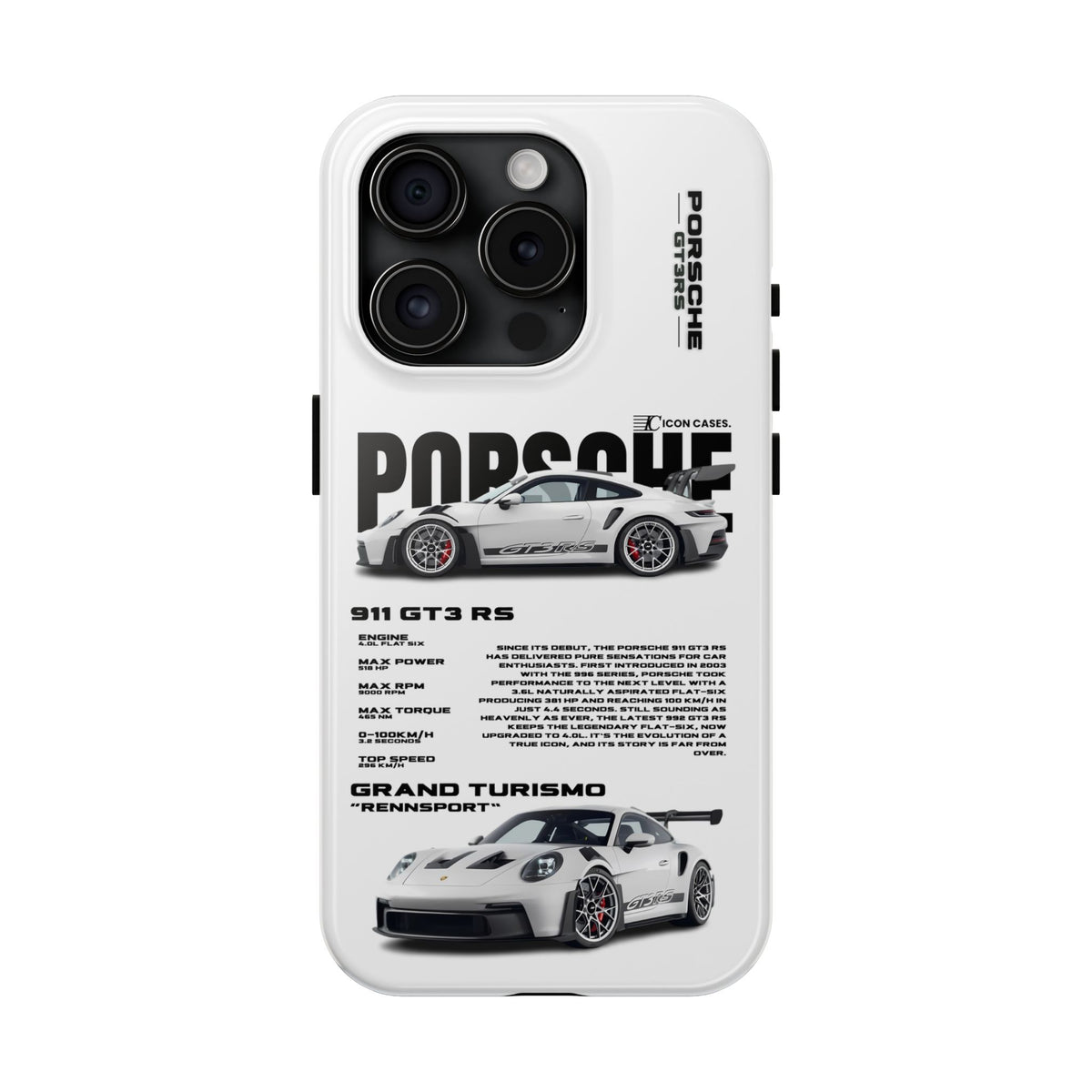 "GT3 RS" white case