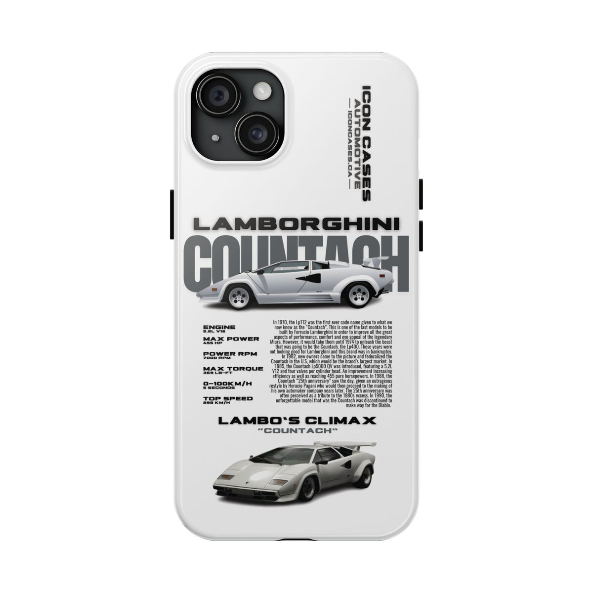 "Countach" White Case