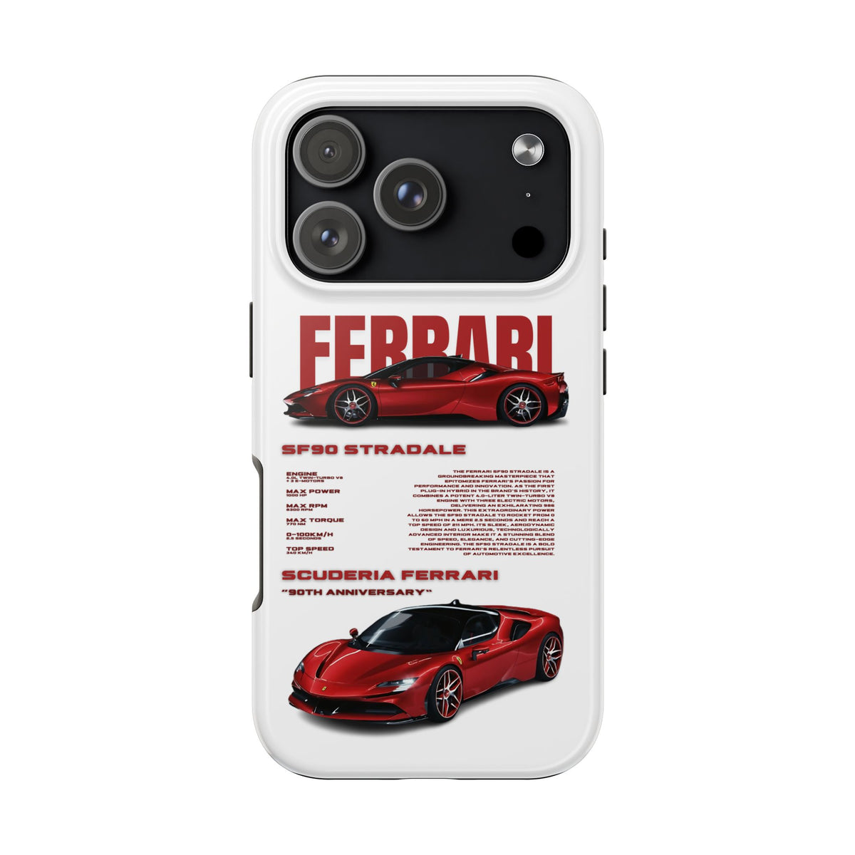 "SF90" White Case