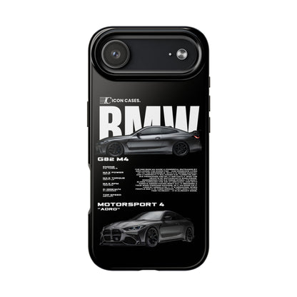 "G82 M4" Black Case Phone Case Icon Cases