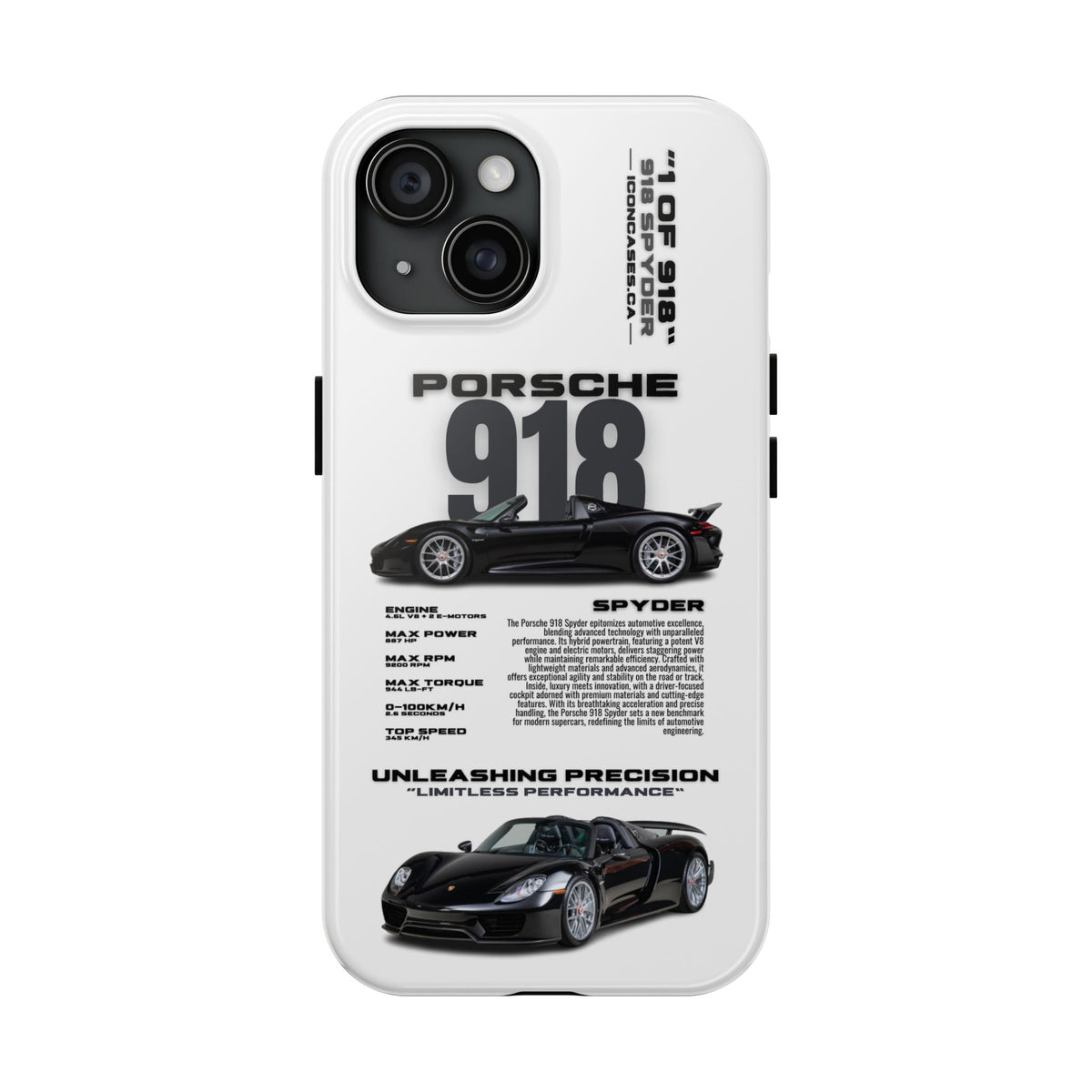 "918 spyder" White Case