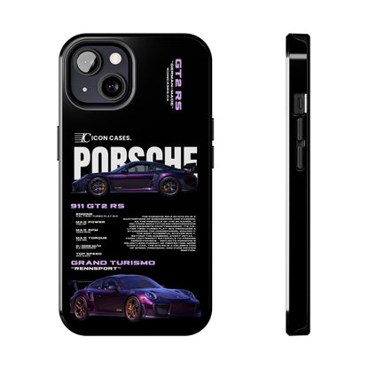 "Purple GT2RS" Black Case