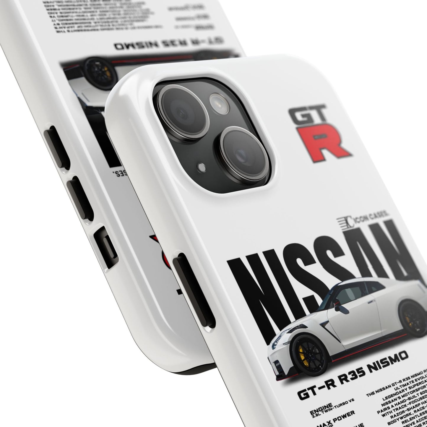 "GTR R35" white case Phone Case Icon Cases
