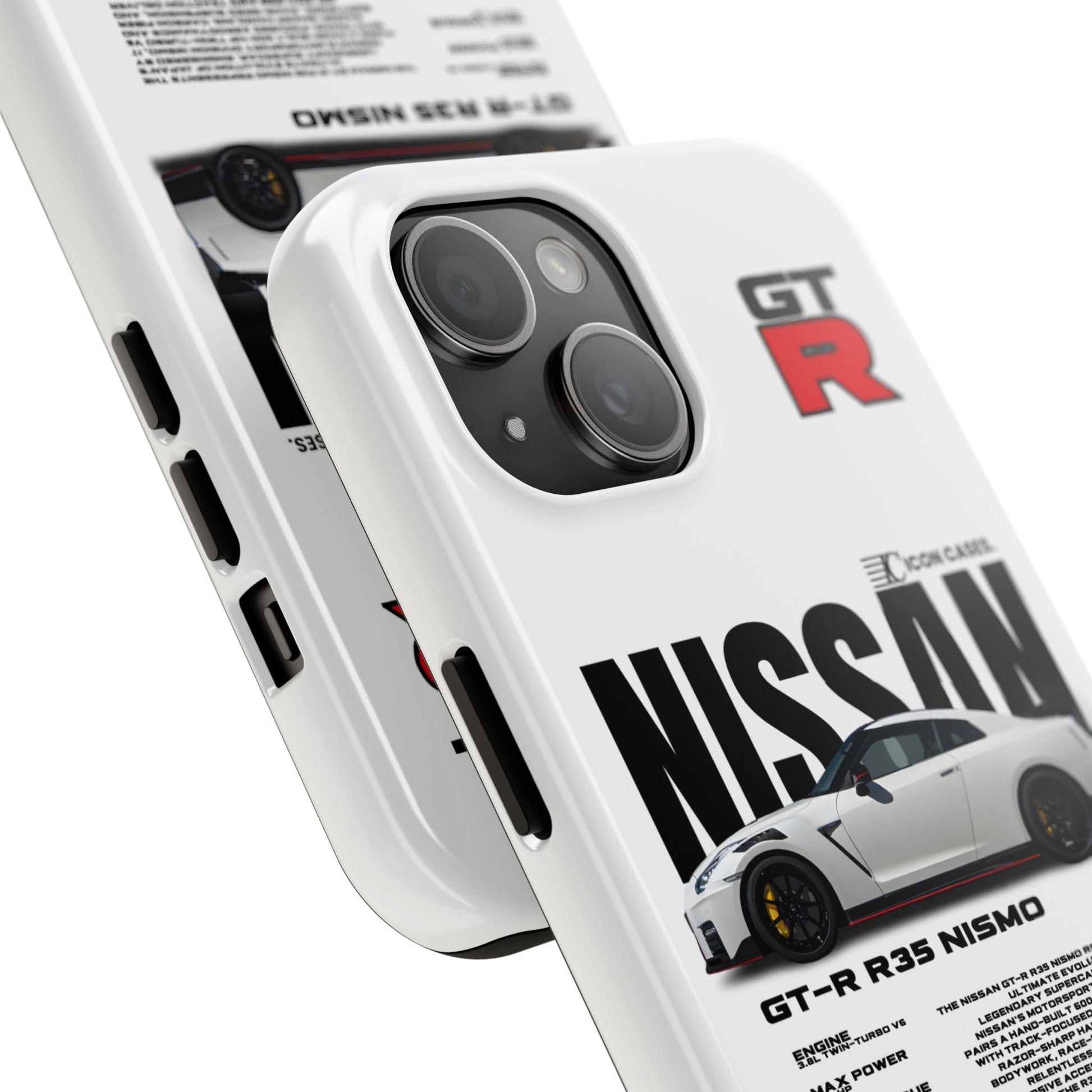 "GTR R35" white case Phone Case Icon Cases