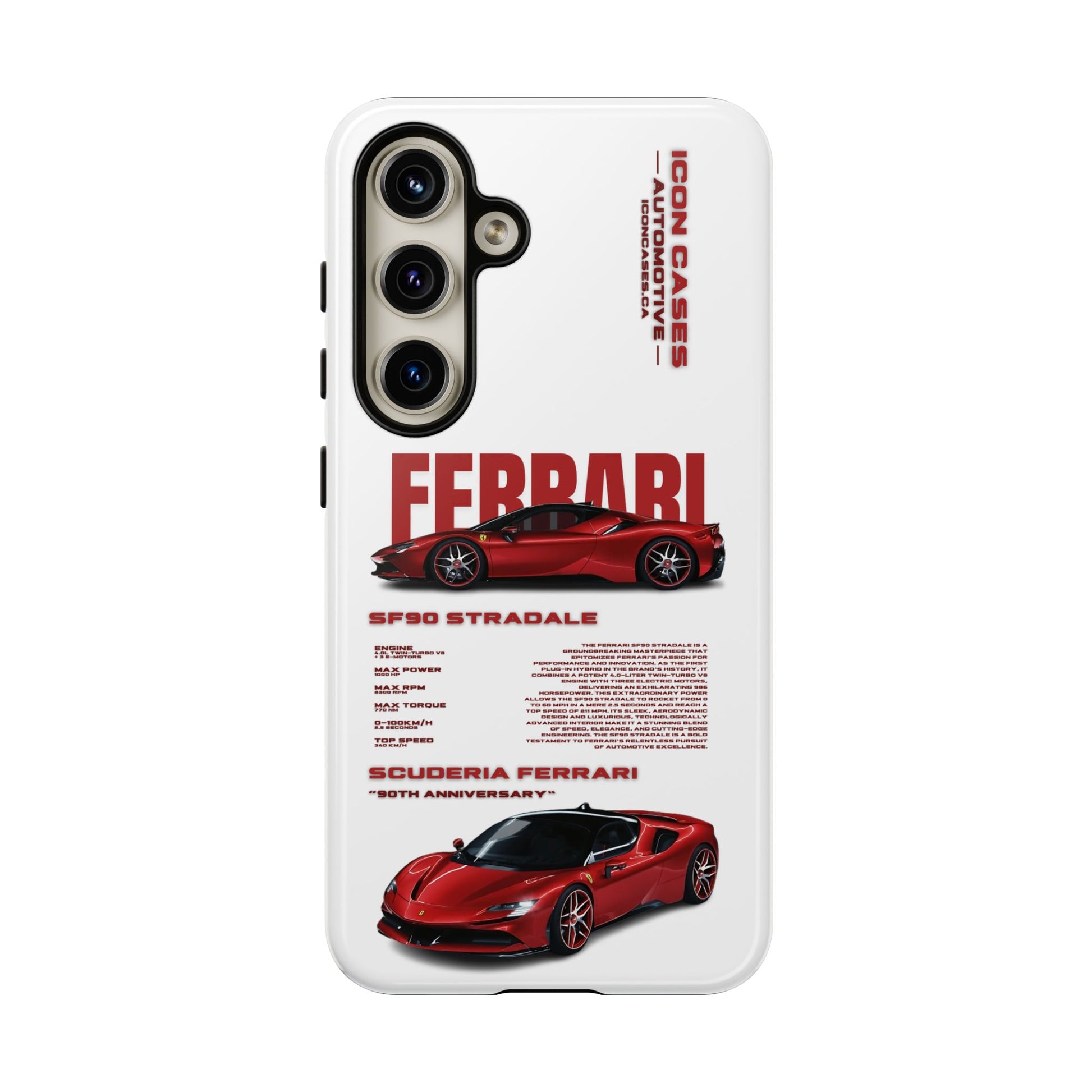 "SF90" hard case - Samsung Phone Case Icon Cases