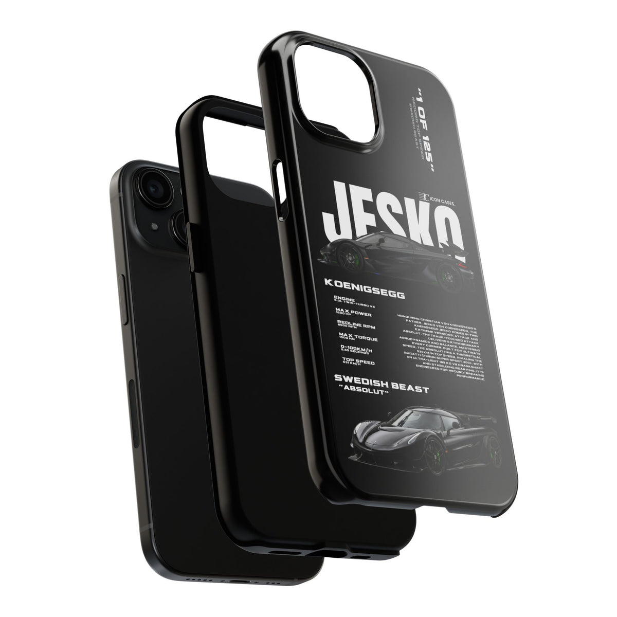 "Jesko" Black case