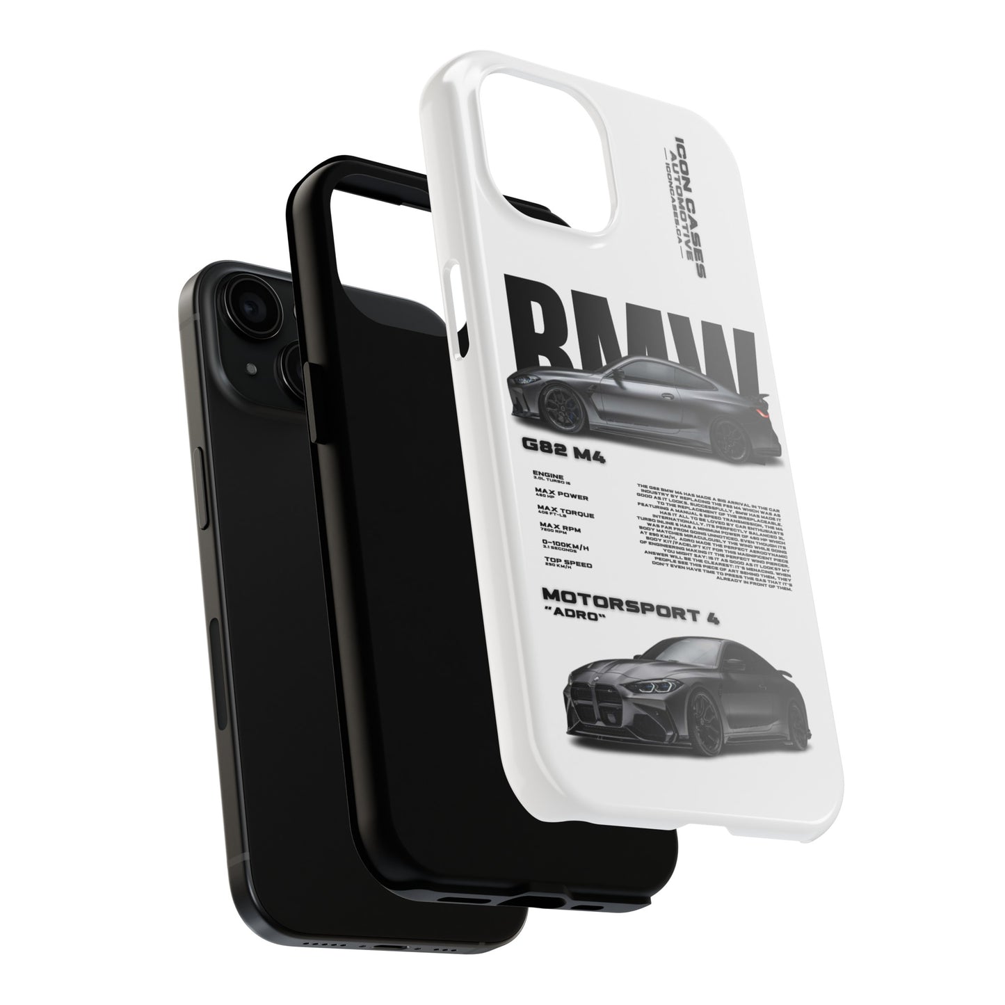 "G82 M4" White Case Phone Case Icon Cases