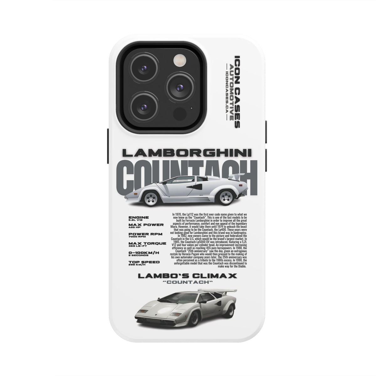"Countach" White Case