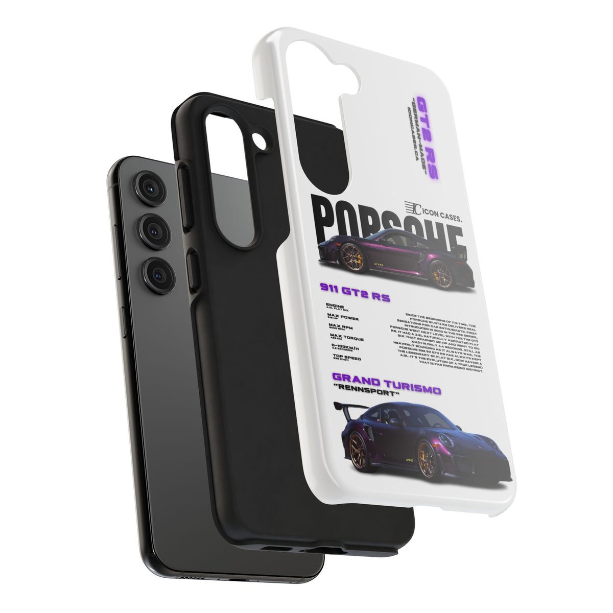 "Purple GT2RS" White Case