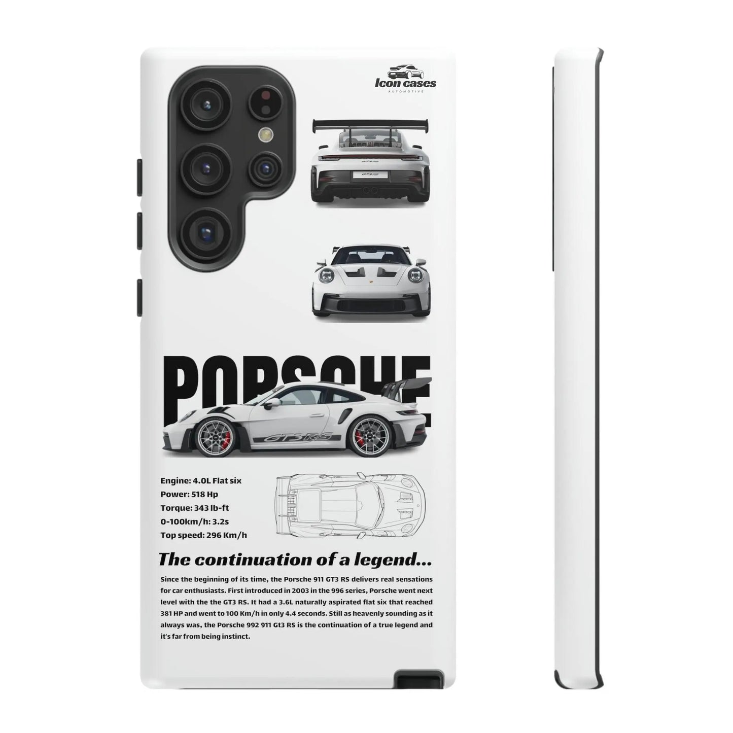 "Gt3 RS" hard case - Samsung galaxy - Icon Cases