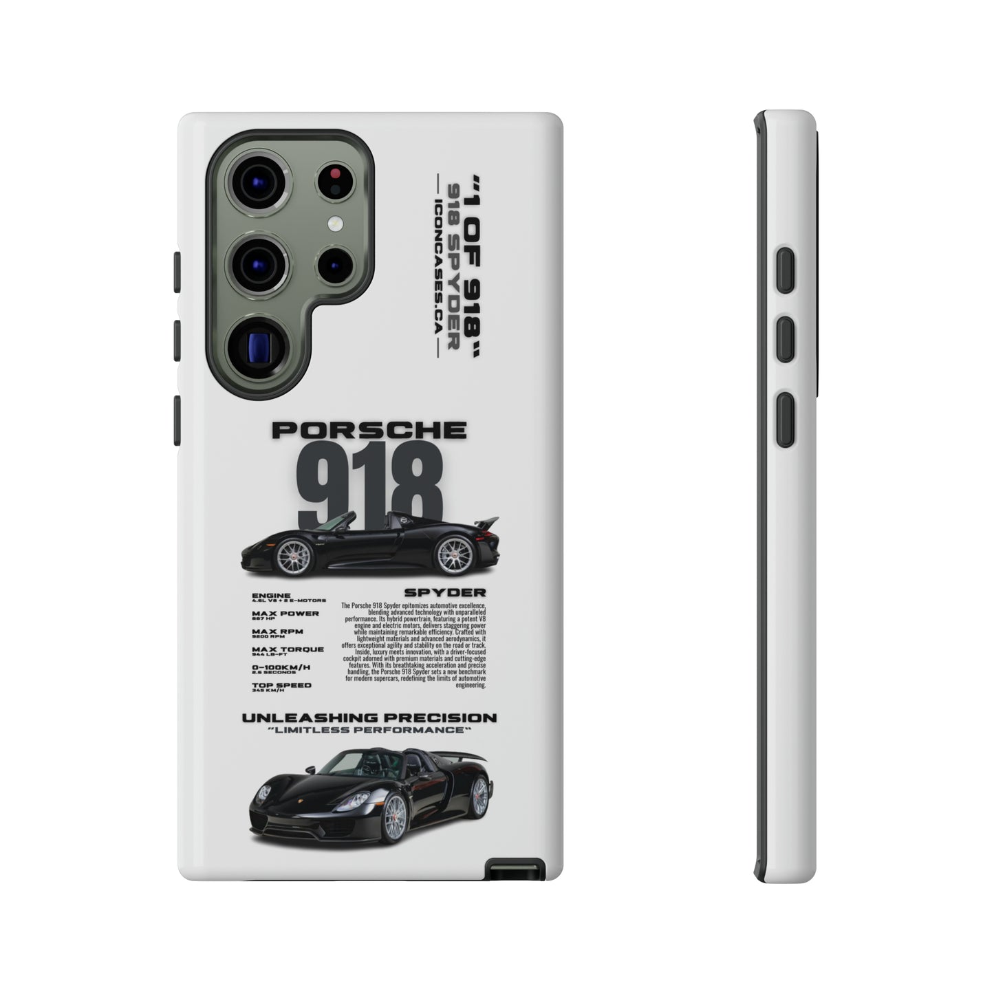 "918 spyder" hard case - samsung Phone Case Icon Cases