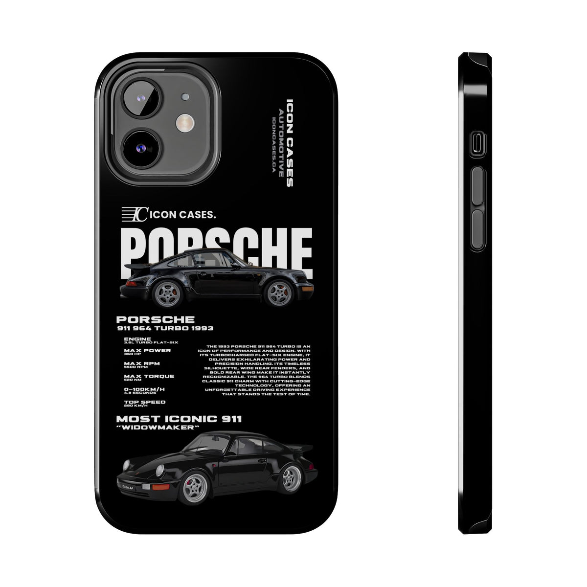 "964 Turbo" black case
