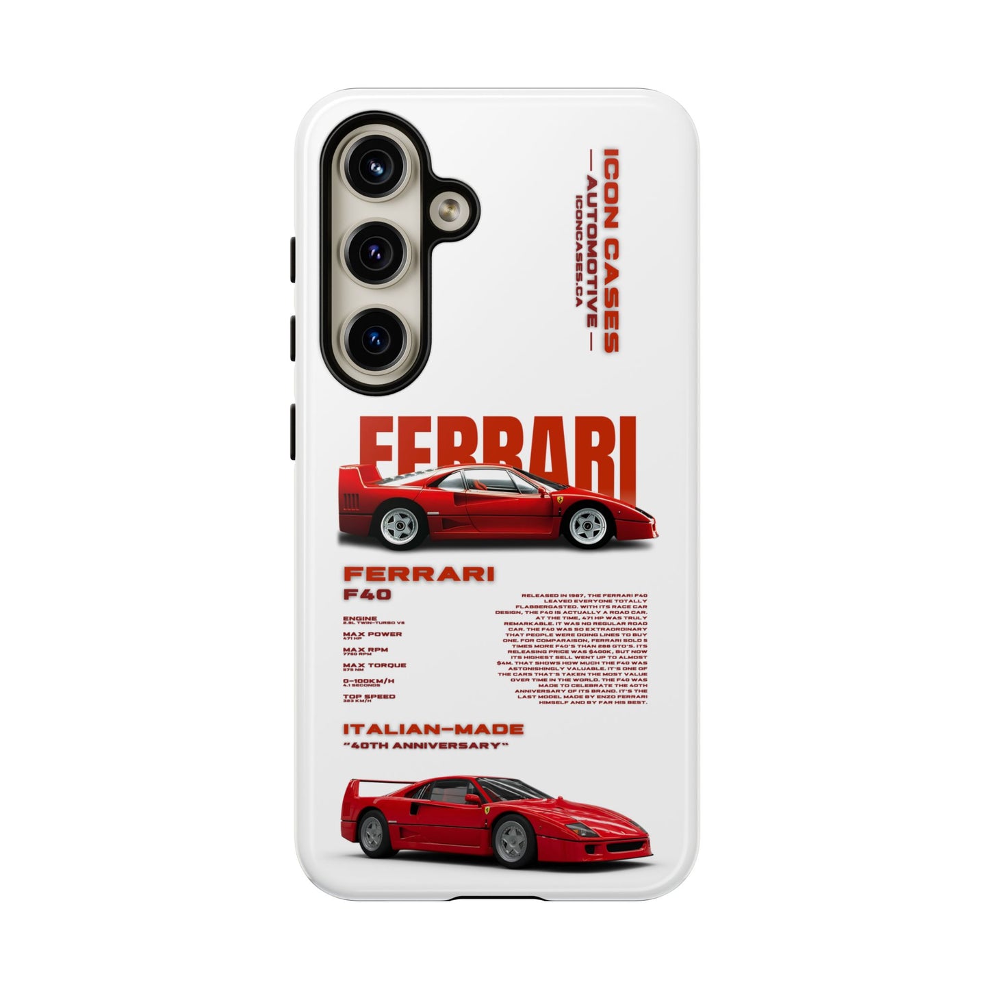 "F40" hard case - Samsung Phone Case Icon Cases