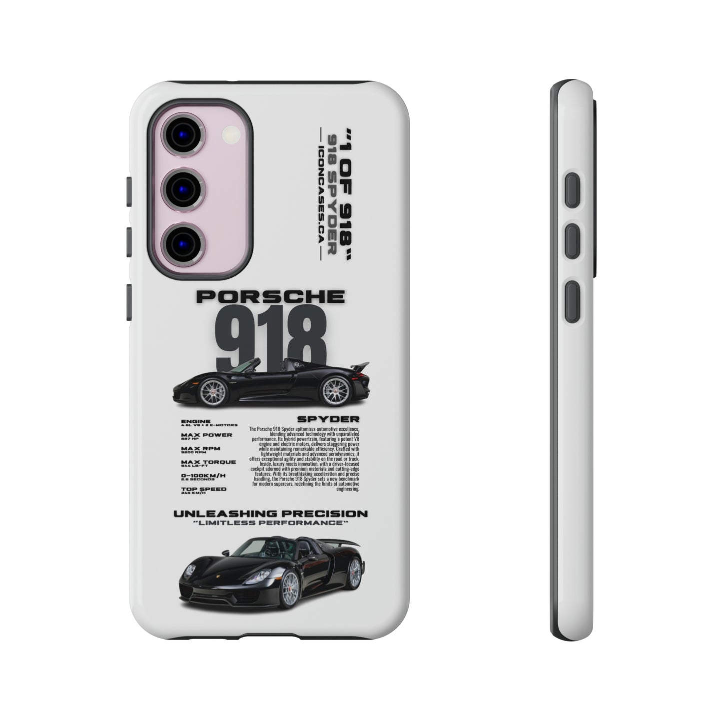 "918 spyder" hard case - samsung Phone Case Icon Cases