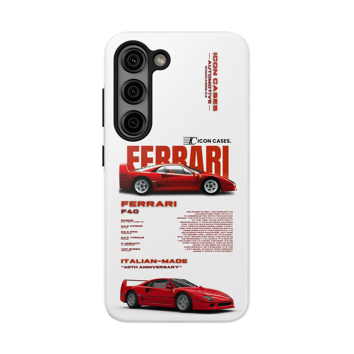 "F40" White Case