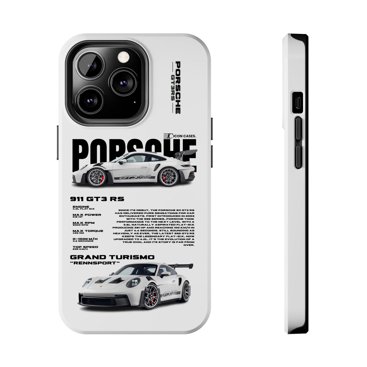 "GT3 RS" white case