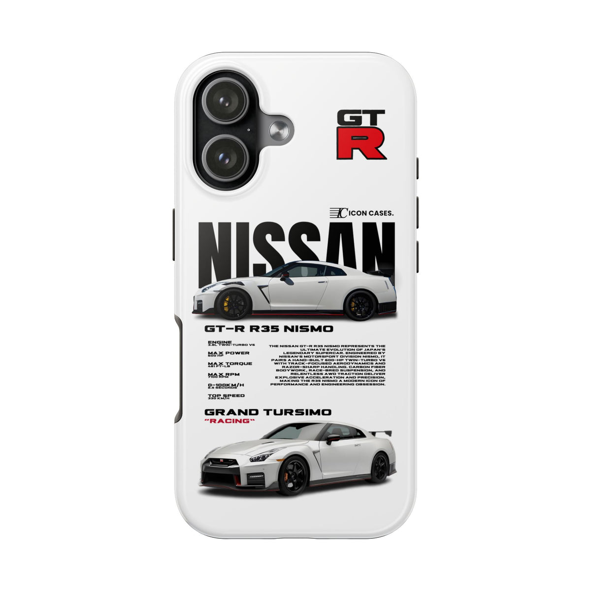 "GTR R35" white case