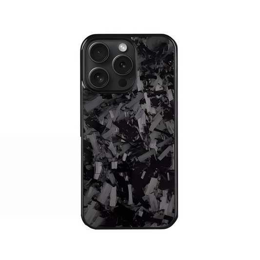 Black Forged Carbon Fiber | iPhone Case | Magsafe  Icon Cases