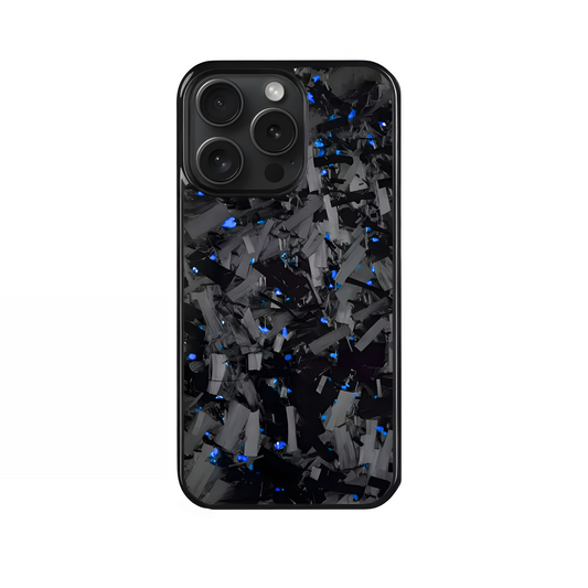 Blue Forged Carbon Fiber | iPhone Case | Magsafe  Icon Cases