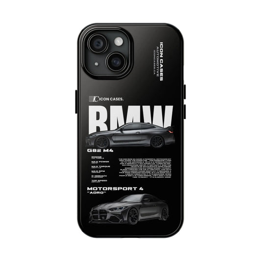 "G82 M4" Black Case Phone Case Icon Cases
