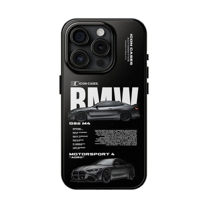 "G82 M4" Black Case Phone Case Icon Cases