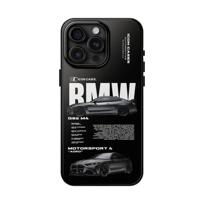"G82 M4" Black Case Phone Case Icon Cases