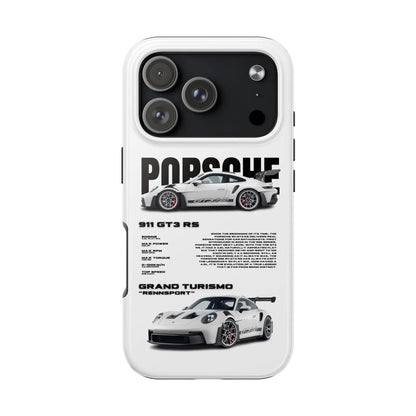 "GT3RS" White Case Phone Case Icon Cases