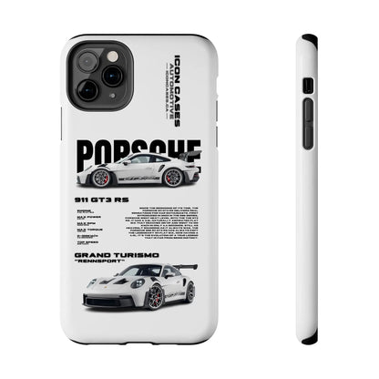 "GT3RS" White Case Phone Case Icon Cases