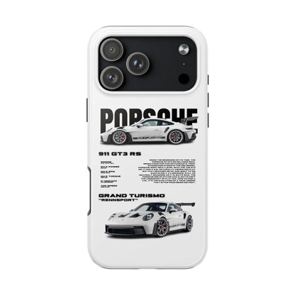 "GT3RS" White Case Phone Case Icon Cases