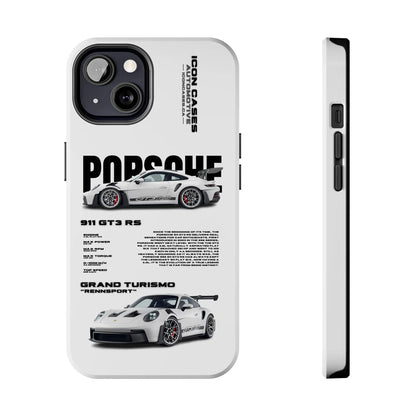 "GT3RS" White Case Phone Case Icon Cases