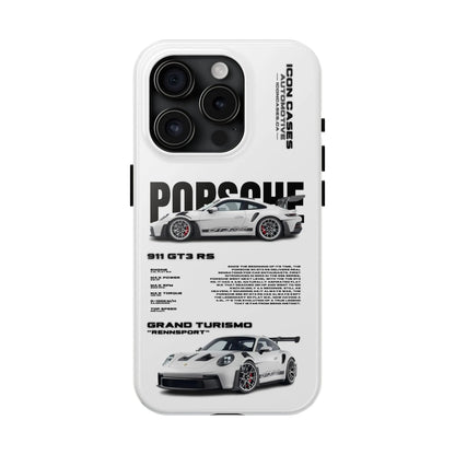"GT3RS" White Case Phone Case Icon Cases