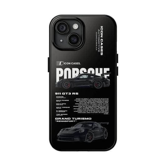"GT3RS" black case Phone Case Icon Cases