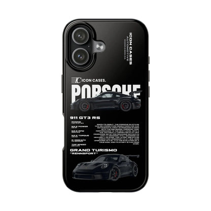 "GT3RS" black case Phone Case Icon Cases