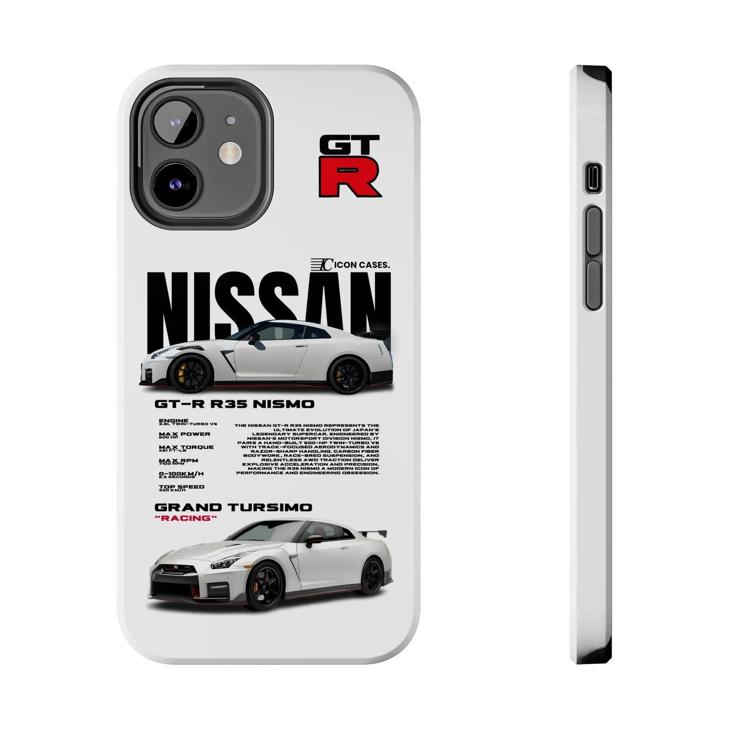 "GTR R35" white case Phone Case Icon Cases