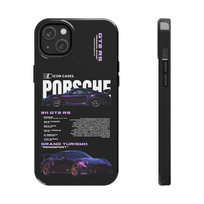 "Purple GT2RS" Black Case Phone Case Icon Cases